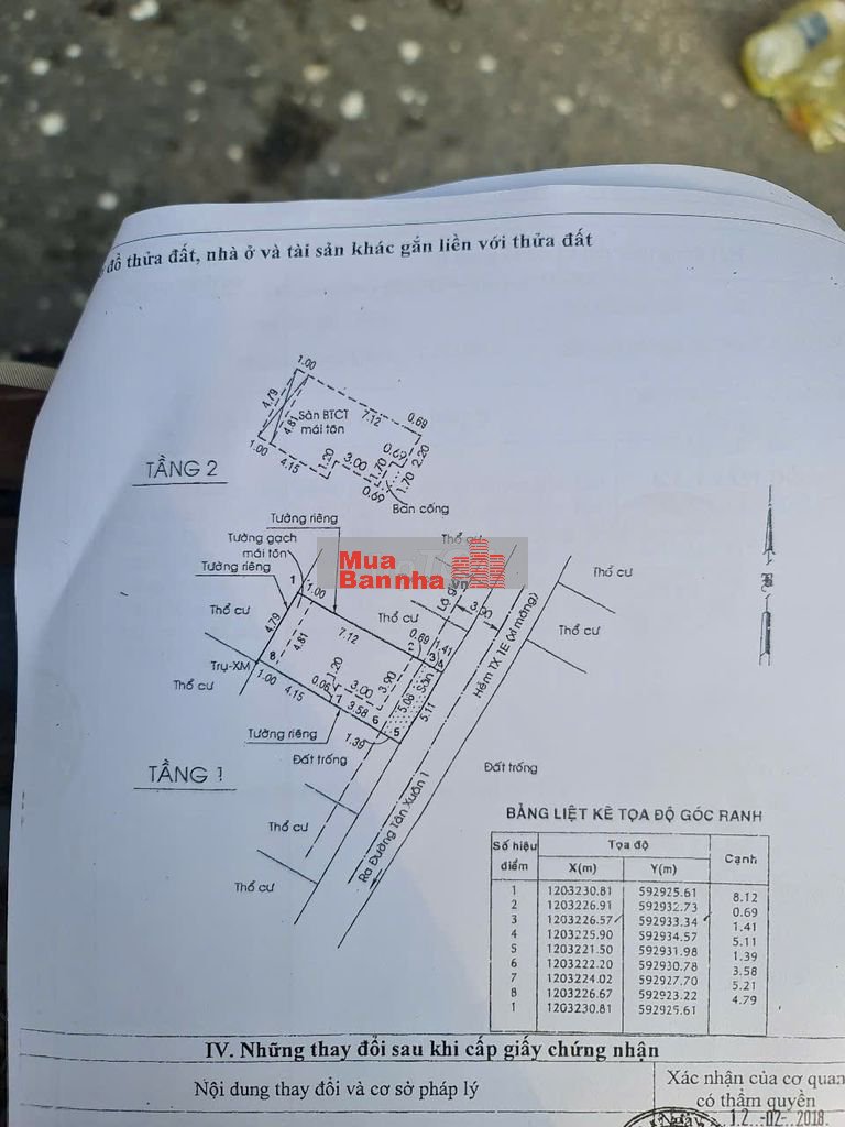 Nhà 1 lầu 5x10 hẻm xe hơi xẹc Tân Xuân 1