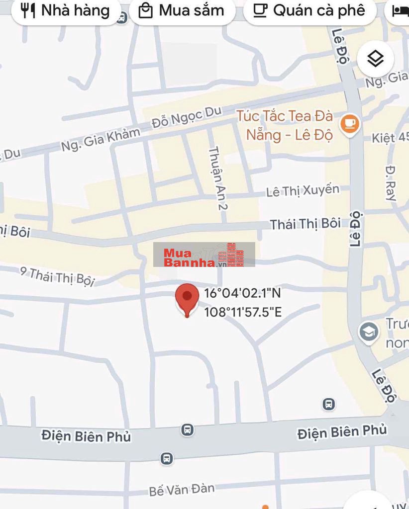 Nhà gác lửng 2 mặt kiệt thoáng Điện Biên Phủ,