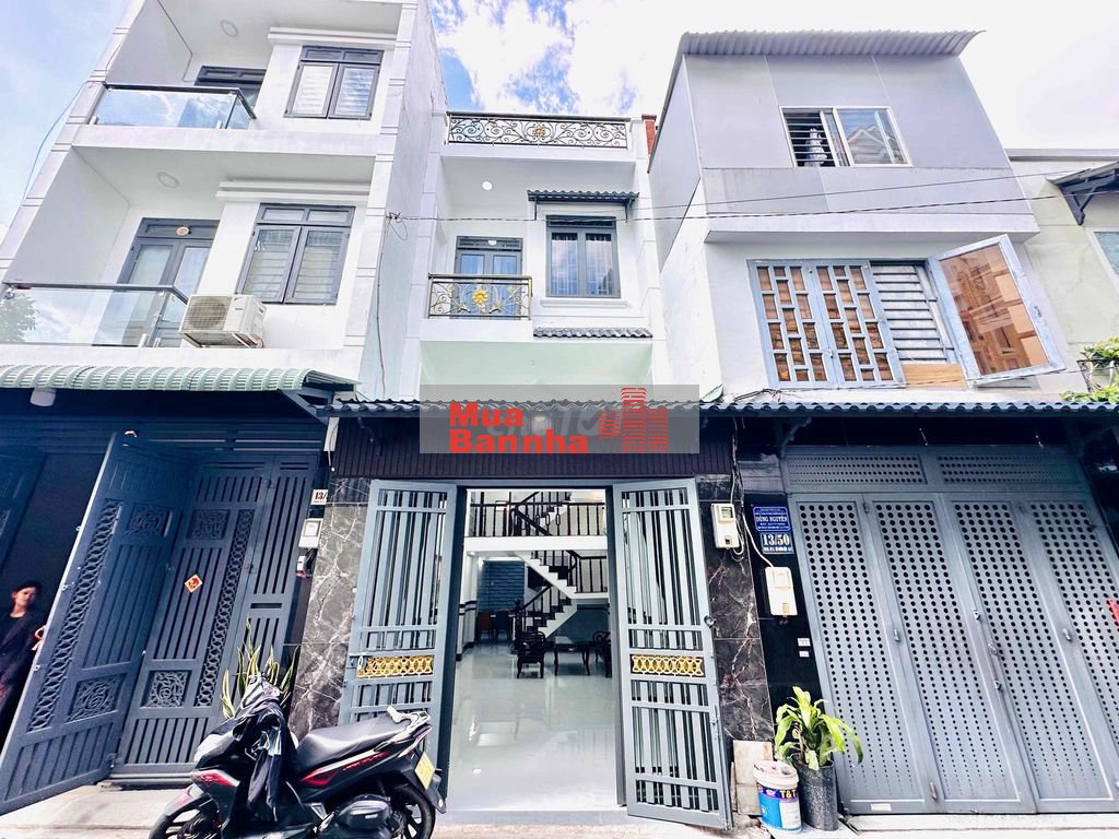 Nhà phố 4m x 16m 2.5 tầng hẻm nhựa 7m đường Nguyễn Thị Búp khu đồng bộ