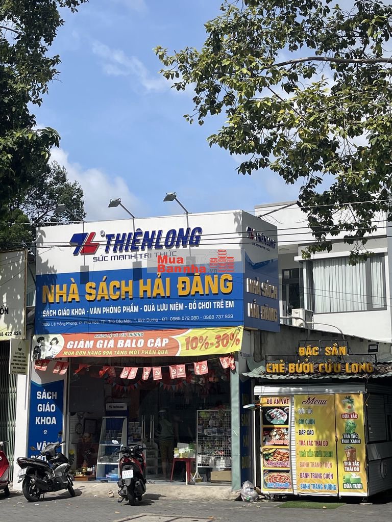 9 chủ cần bán nhà Mặt tiền trệt lầu Lê Hồng phong Phú Hoà dt 165,3m2.