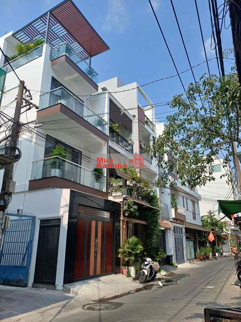 Bán nhà đường nhựa 6m Tô Hiệu Tân Phú - Lô Góc 4 Tầng BTCT Tặng Full N