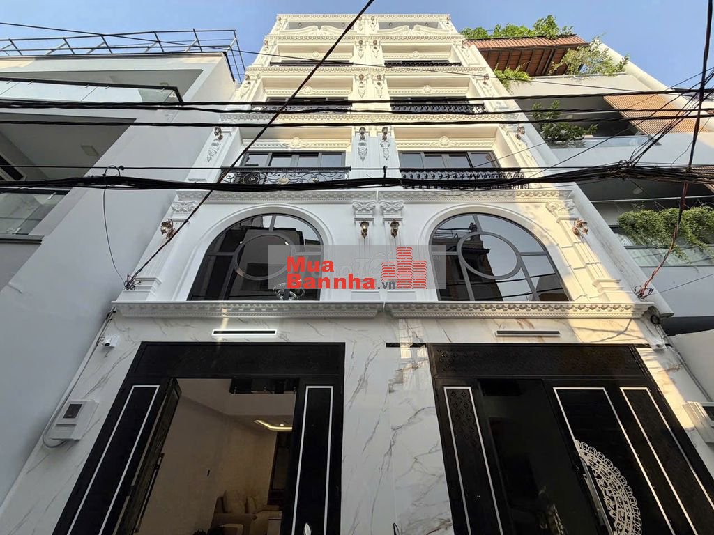 Bán nhà Bạch Đằng – Bình Thạnh – 50m² – 6 tầng thang máy – Hẻm ô tô