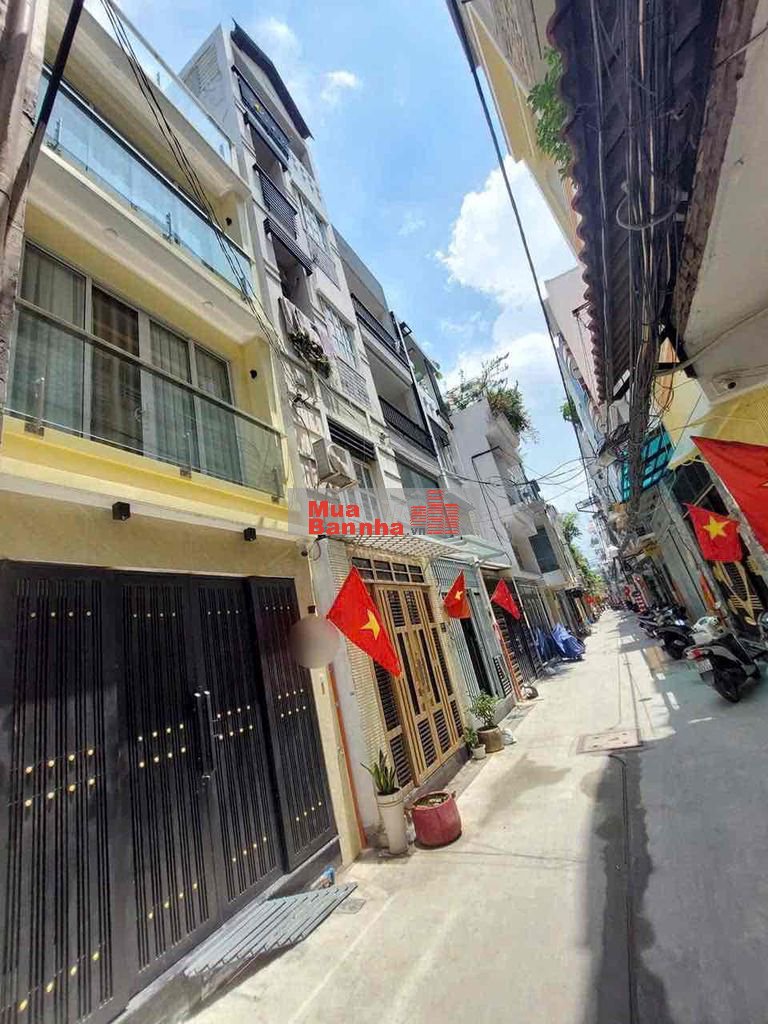 Bán nhà Nguyễn Đình Chiểu Q3, 120m2, 5 tầng, hẻm 5m, nhỉnh 6 tỷ