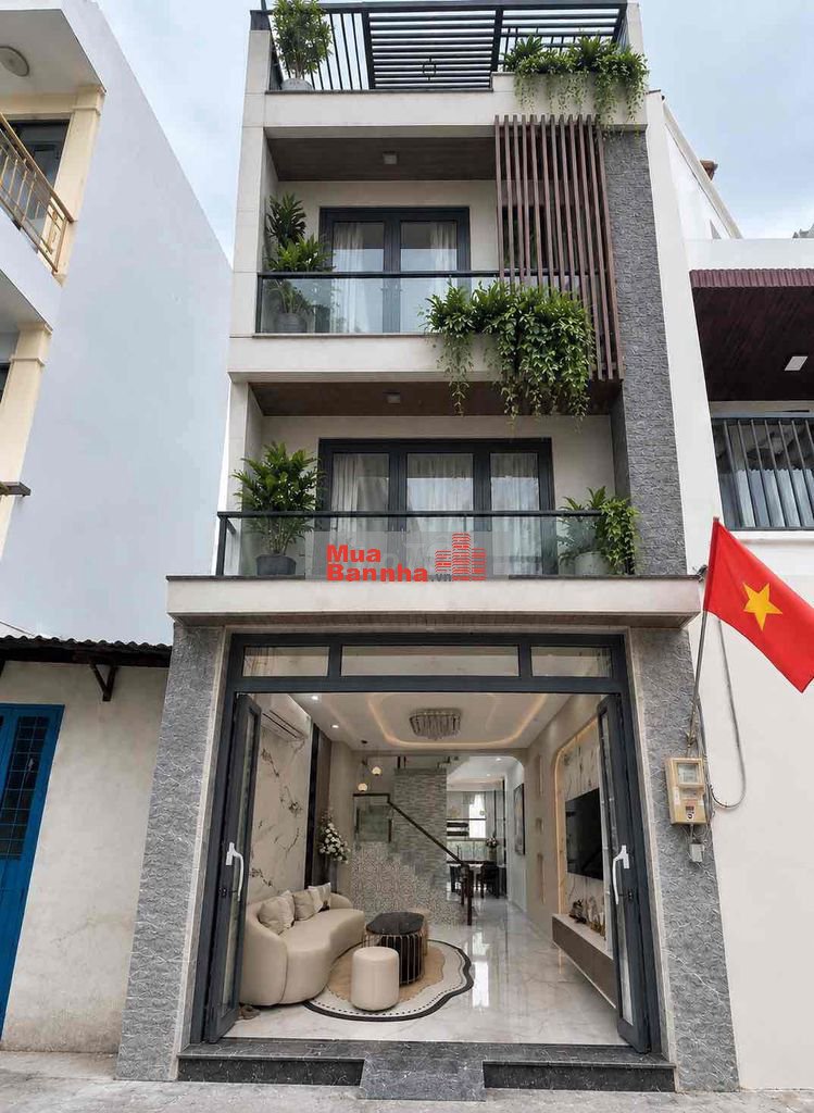 (BÌNH TÂN) NHÀ GẦN AEON TÂN PHÚ-4 TẦNG-HXH THÔNG - 60M2- GIÁ NHỈNH 5.x