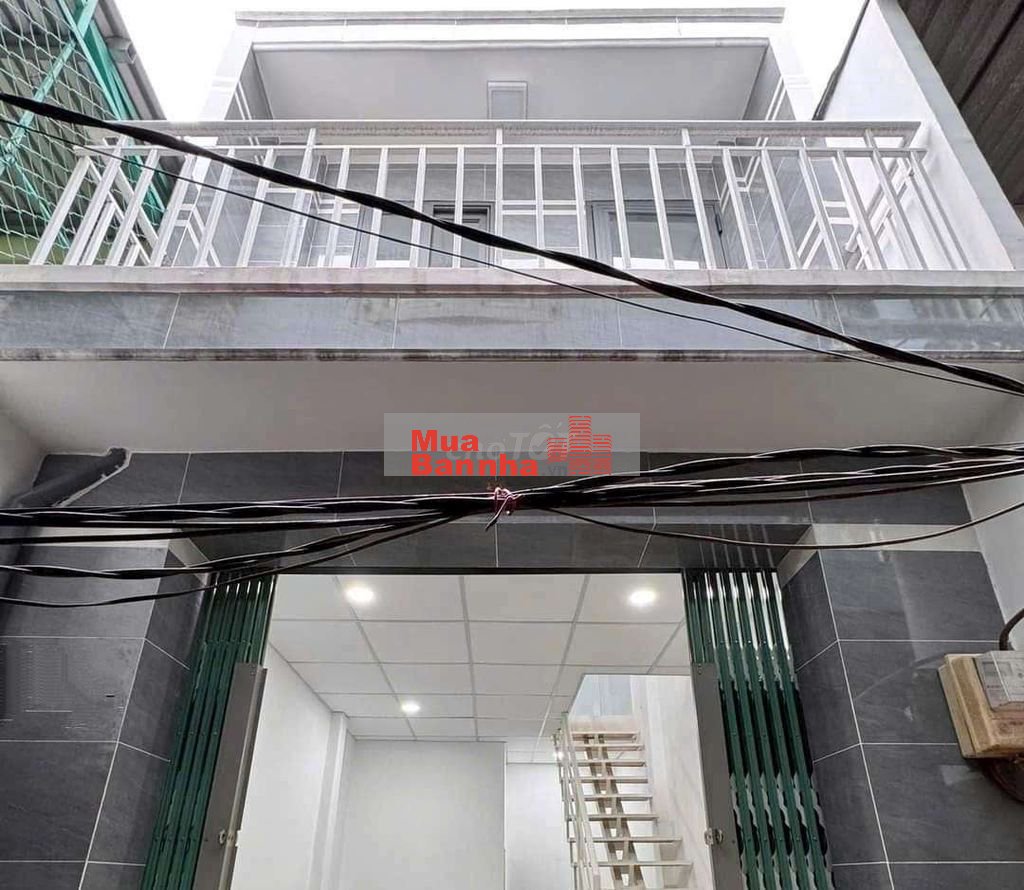 Nhà 1 lầu sổ hồng riêng ngay ngã tư Hương Lộ 2 bệnh Viện Bình Tân