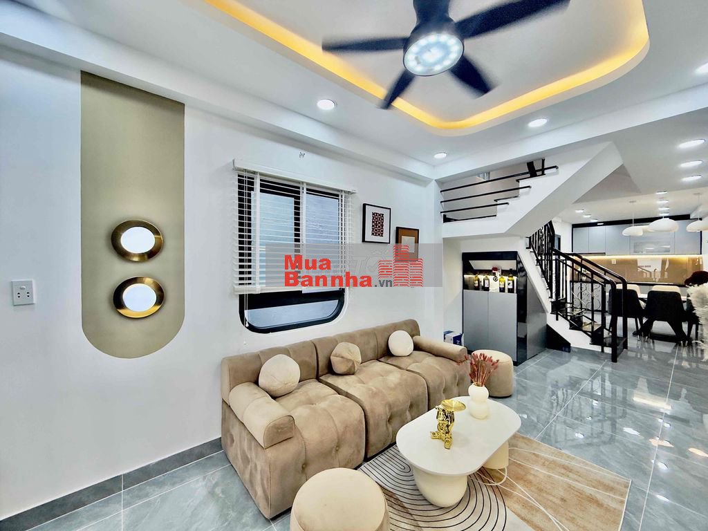 NHÀ ĐẸP 4 TẦNG NGAY ĐẠI HỌC CÔNG NGHIỆP- CHỢ GÒ VẤP, VINCOM, EMART.