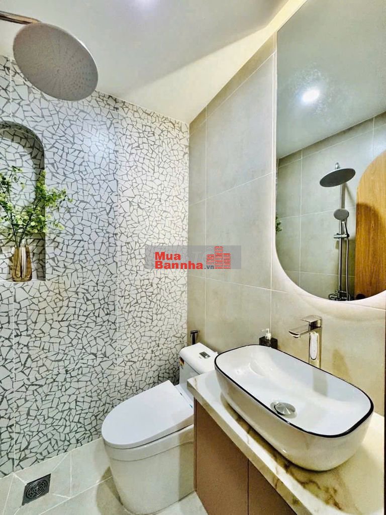 Bán nhà mới ở ngay Tân Hoà Đông, 39m2, 3 PN 3WC, hẻm 5m kế chợ Phú Lâm