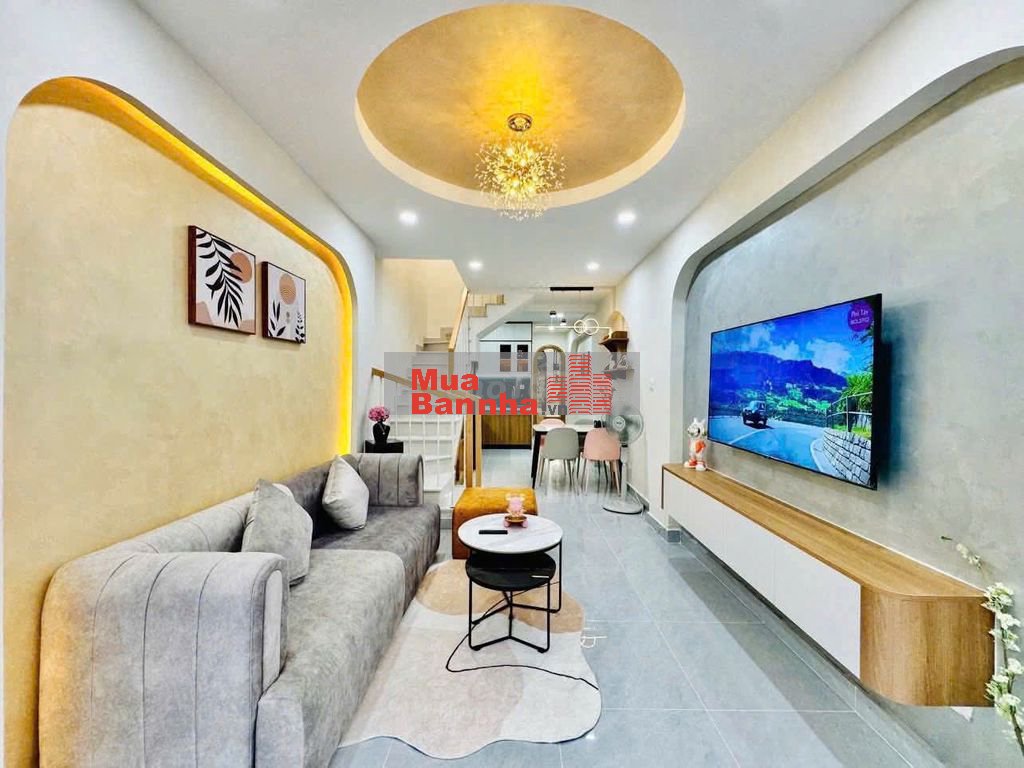 Bán nhà mới ở ngay Tân Hoà Đông, 39m2, 3 PN 3WC, hẻm 5m kế chợ Phú Lâm