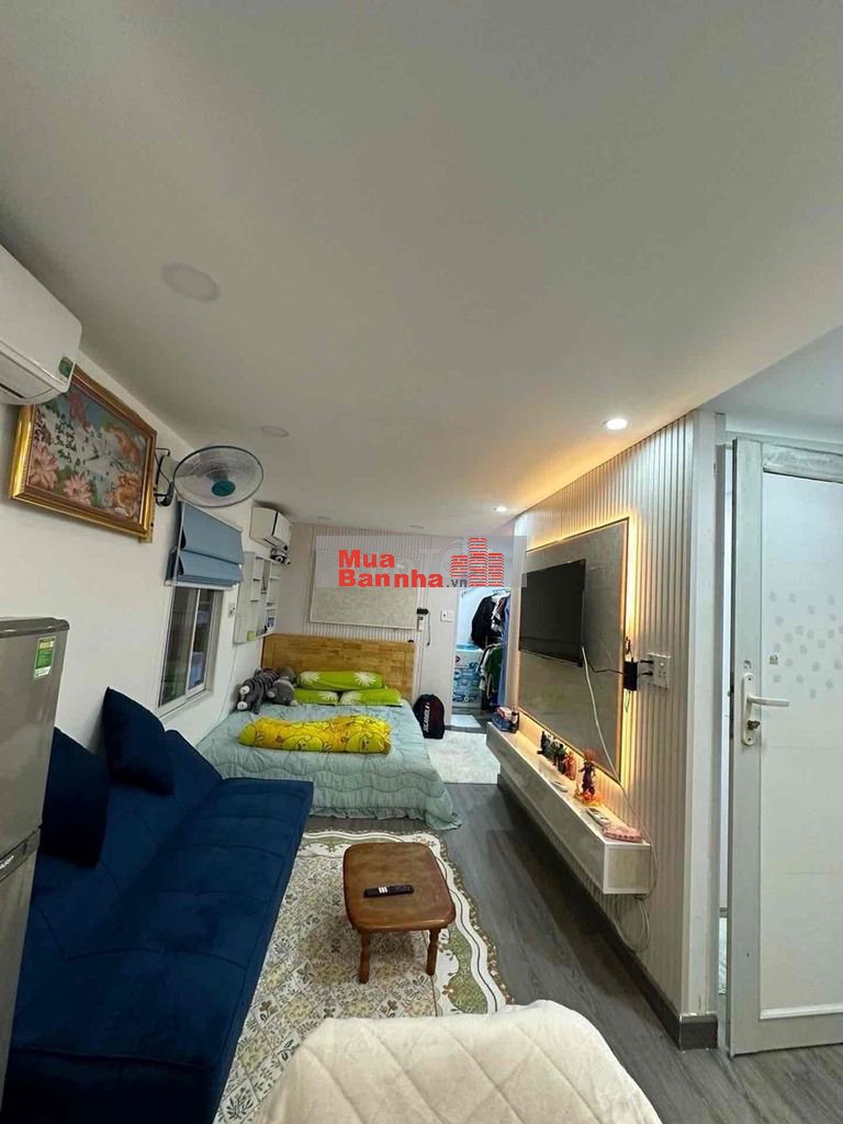 giảm 2ty, chdv 2 tầng, ngang 10m,vuông, dòng tiền 25tr/tháng, bán 7.5T