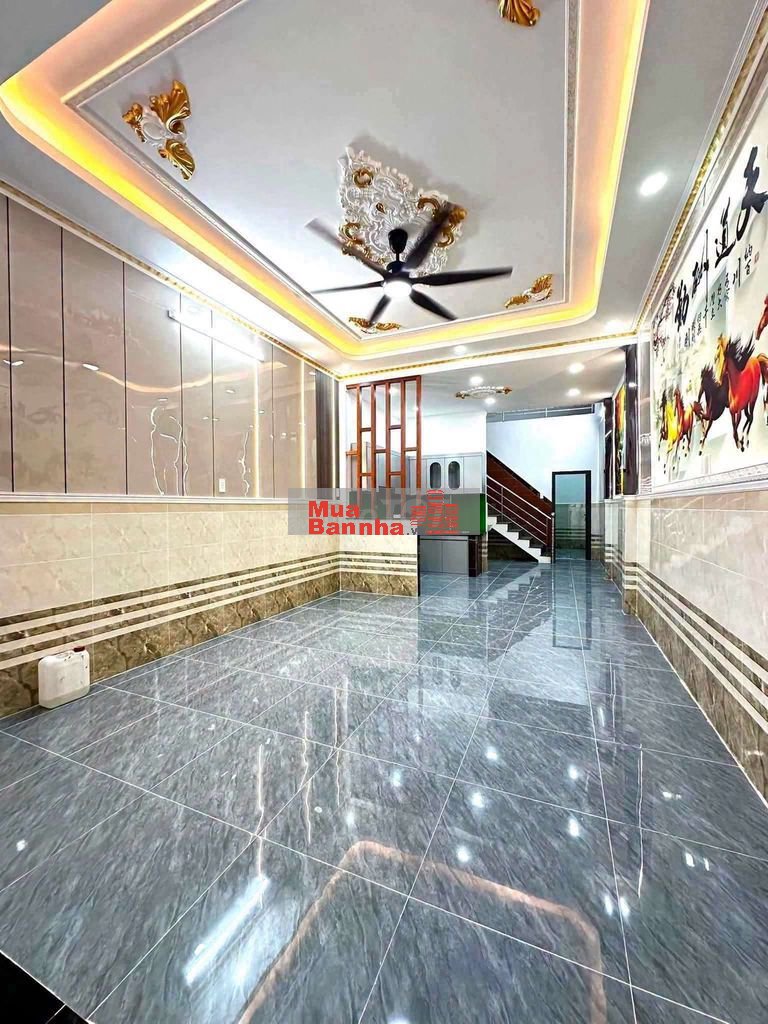 Nhà phố kdc hẻm Phan Bội Châu gần trường cấp 1.2 Dĩ An p. Dĩ An