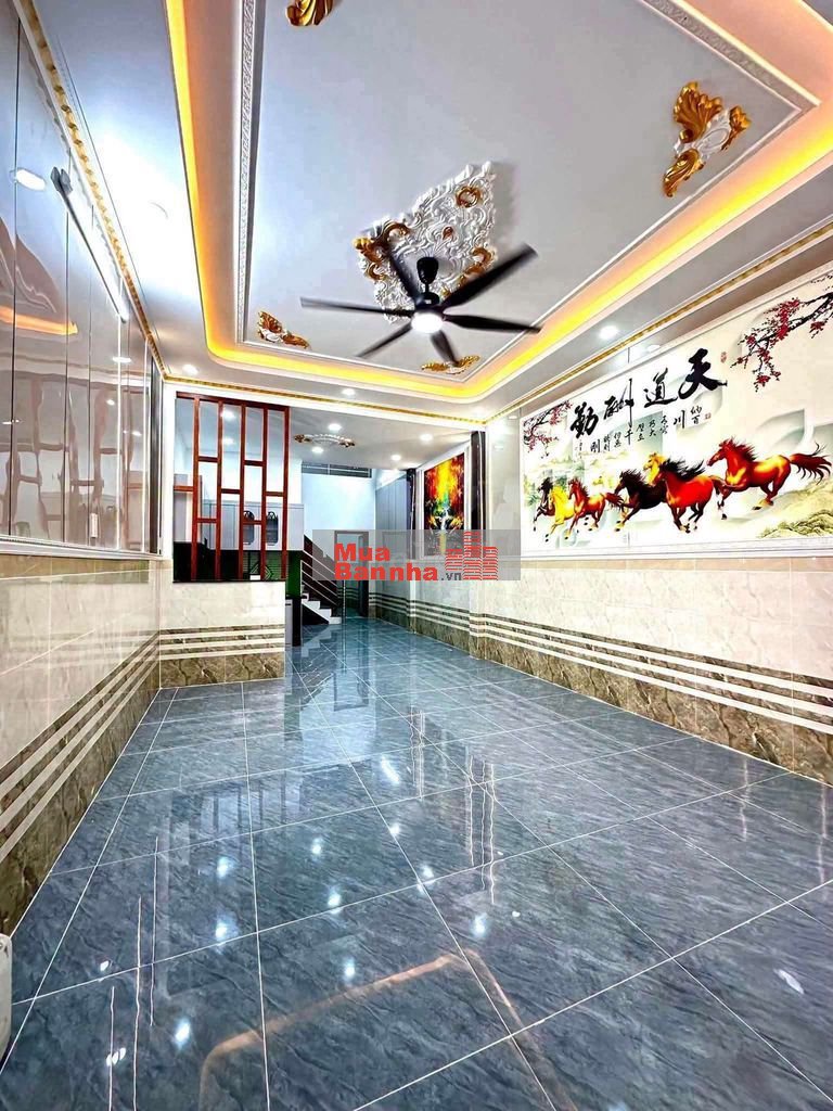 Nhà phố kdc hẻm Phan Bội Châu gần trường cấp 1.2 Dĩ An p. Dĩ An
