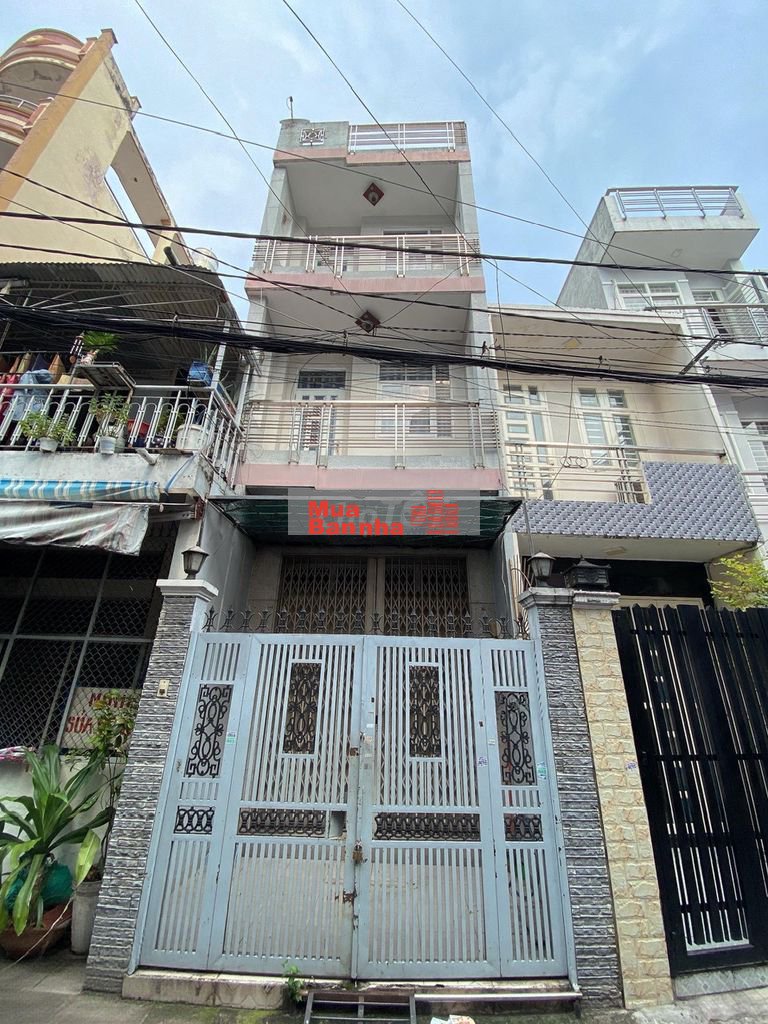 Nhà 4 tầng đường Hồng Lạc, hẻm xe hơi 5m thông, 42m2, nở hậu tài lộc