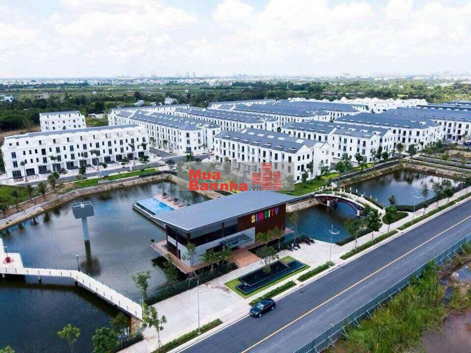 Bán căn biệt thự song lập 112m ngang 8m đối diện công viên