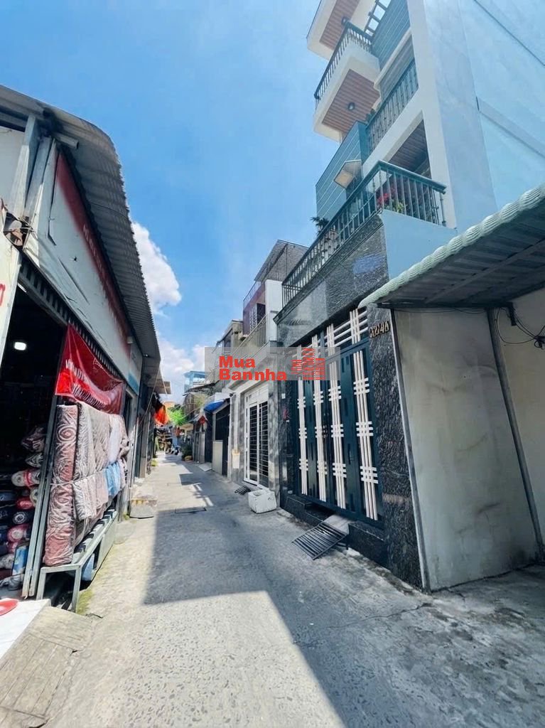 BÁN NHÀ HẺM THÔNG 4M BÙI MINH TRỰC, XÂY DỰNG CAO TẦNG, 4M X 20M,SHR