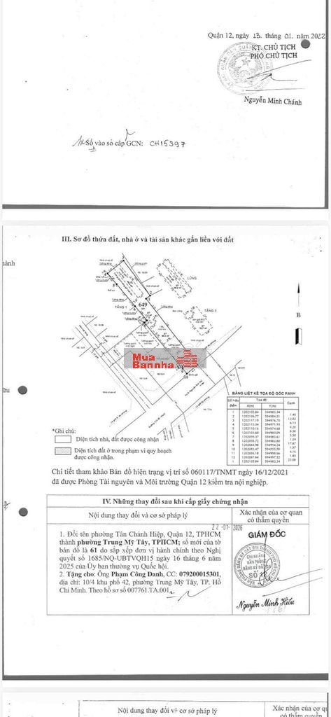 Khu vực đông dân cư