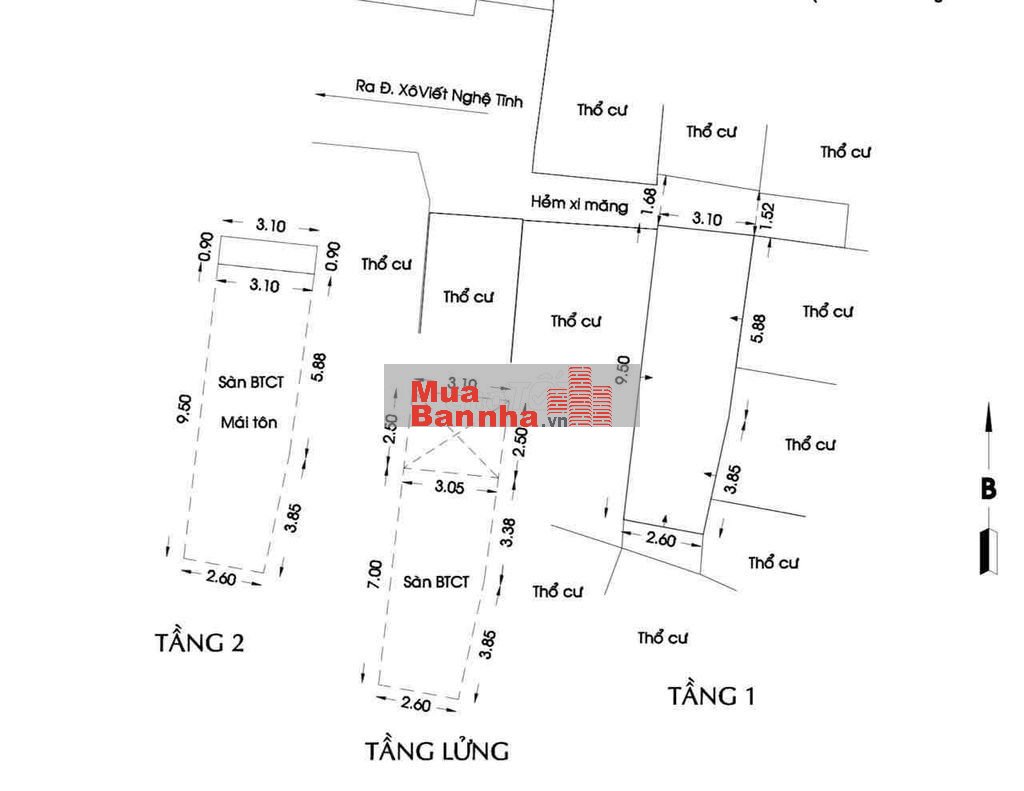 Bán nhà Mới Gần Hàng Xanh 4.99 tỷ