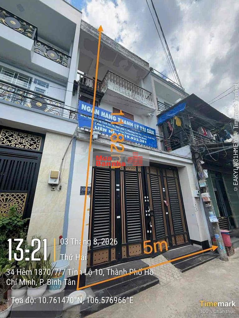 Ngân hàng thanh lý tài sản: Tỉnh Lộ 10, Bình Tân