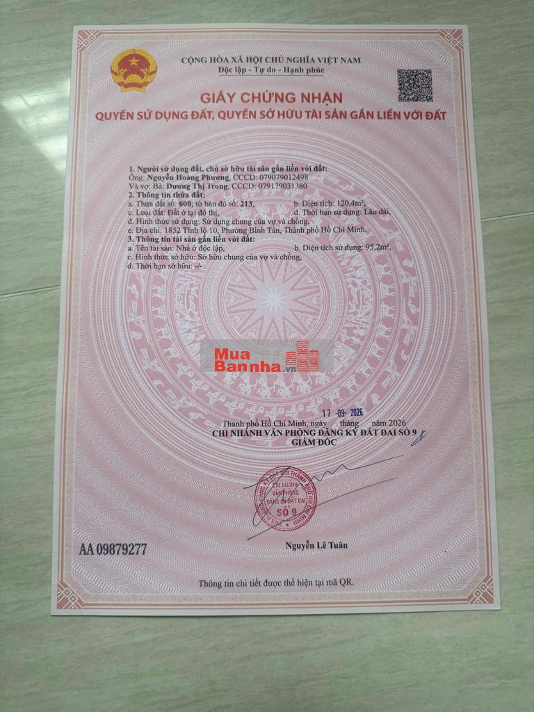 cần bán gấp hạ giá nhà mặt tiền tỉnh lộ 10