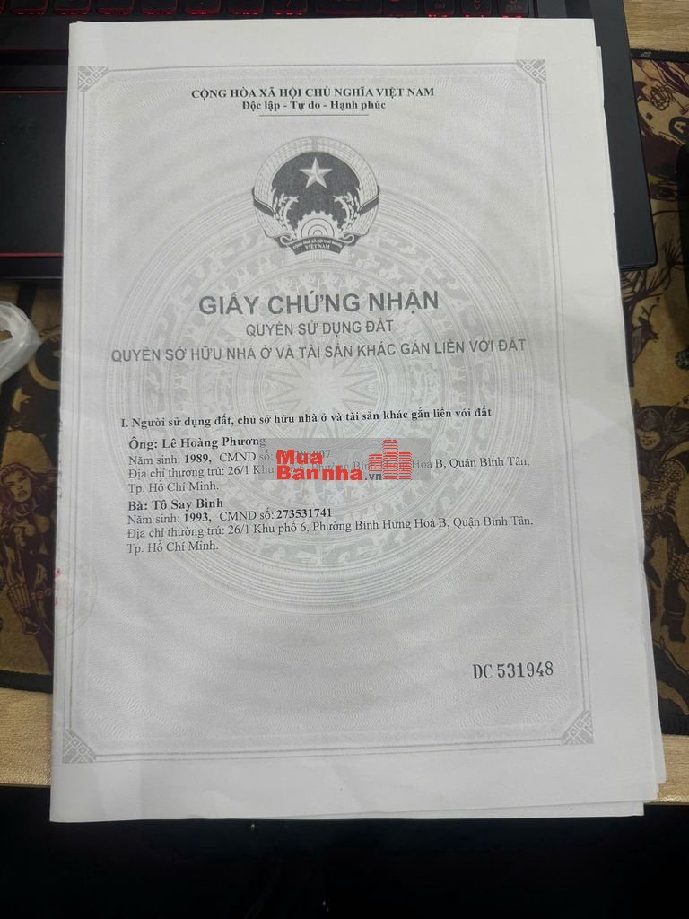Gia đình đi nước ngoài định cư,chính chủ cần bán gấp Nhà + đất