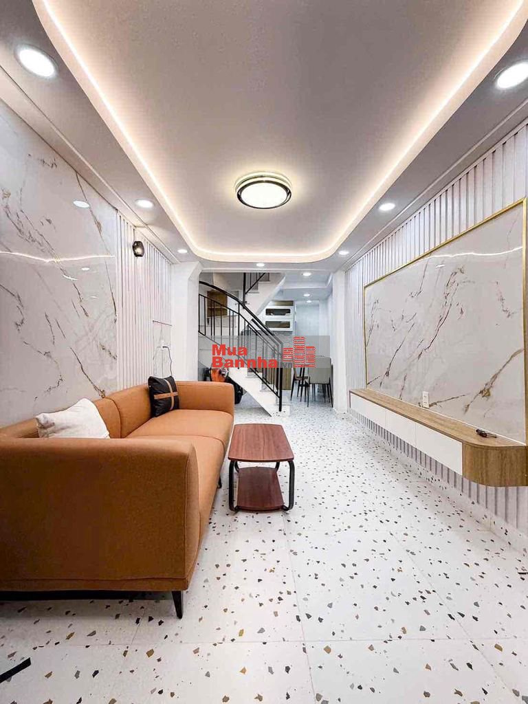 BÁN NHÀ ĐẸP LUNG LINH, HẺM TRC NHÀ 4m, 3 TẦNG ĐÚC THẬT, CÓ SÂN THƯỢNG