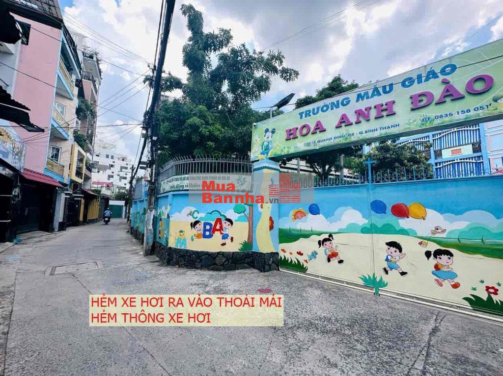 Biệt thự tuyệt đẹp Lê Quang Định 6.2 x 22m 6 lầu đang cho thuê 48tr/th
