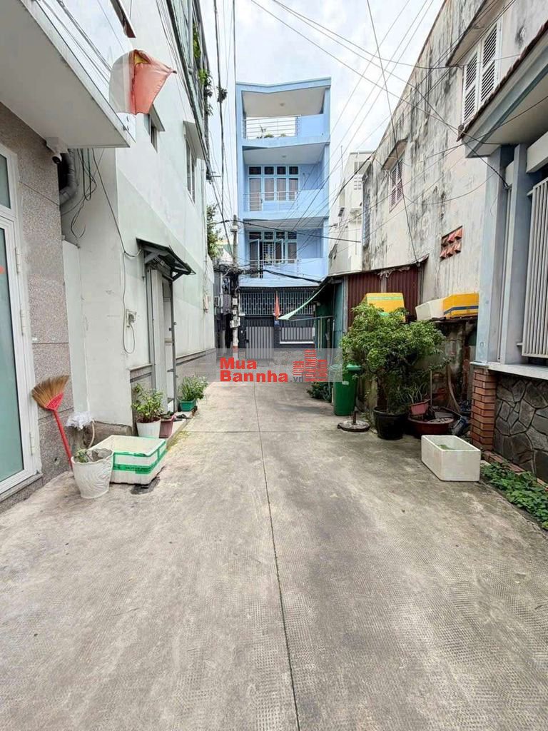 Nhà nở hậu 6.6m x 6.65m trệt lầu hẻm 4m đường Thạch Lam