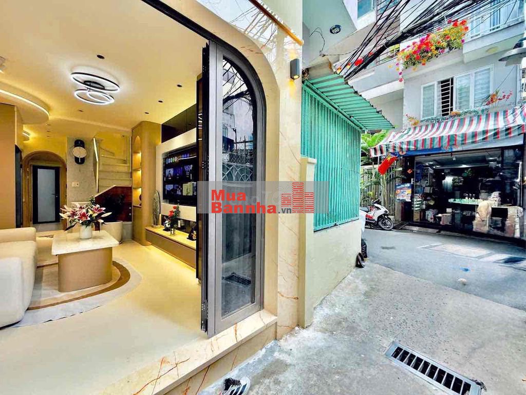bán nhà Phan Xích Long, Nhiêu Tứ, Xe hơi đỗ cửa, 3PN, Giá: 5 tỷ 95