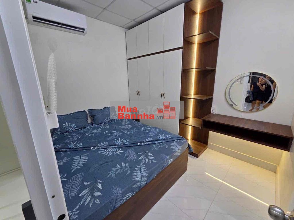 NHà Mới Vào ở liền 1 lầu Tặng Nội thất đường Lê văn Lương
