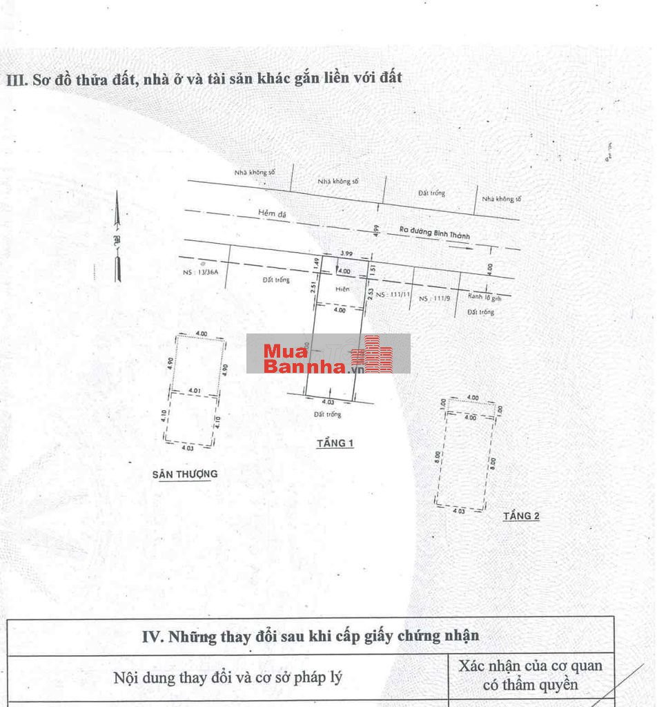 CHÍNH CHỦ BÁN NHÀ 111/xx BÌNH THÀNH, BÌNH TÂN - 2 MẶT HẺM XE HƠI 5M