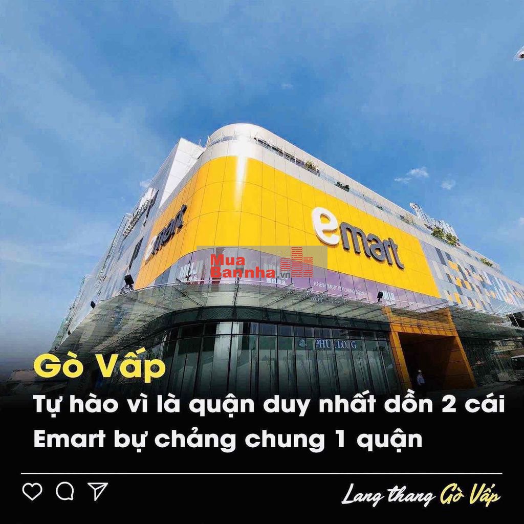 Emart Gò Vấp 65M² CÓ PN TRỆT FULL NỘI THẤT CHỈ 5 TỶ NHỈNH
