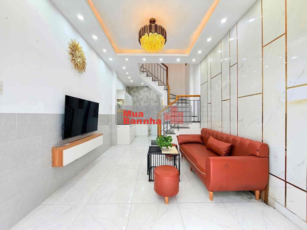 CHỈ 3.38 TỶ NHÀ RIÊNG GẦN EMART Gò Vấp, 3 tầng 60m2 sd
