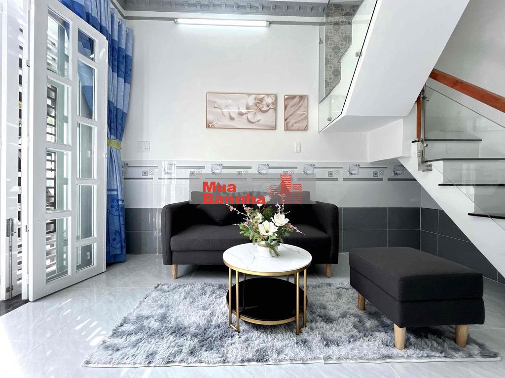 Bán nhà mới xây lầu đúc hẻm 2174 Huỳnh Tấn Phát DT:3,2x7m 2Tầng 2pn