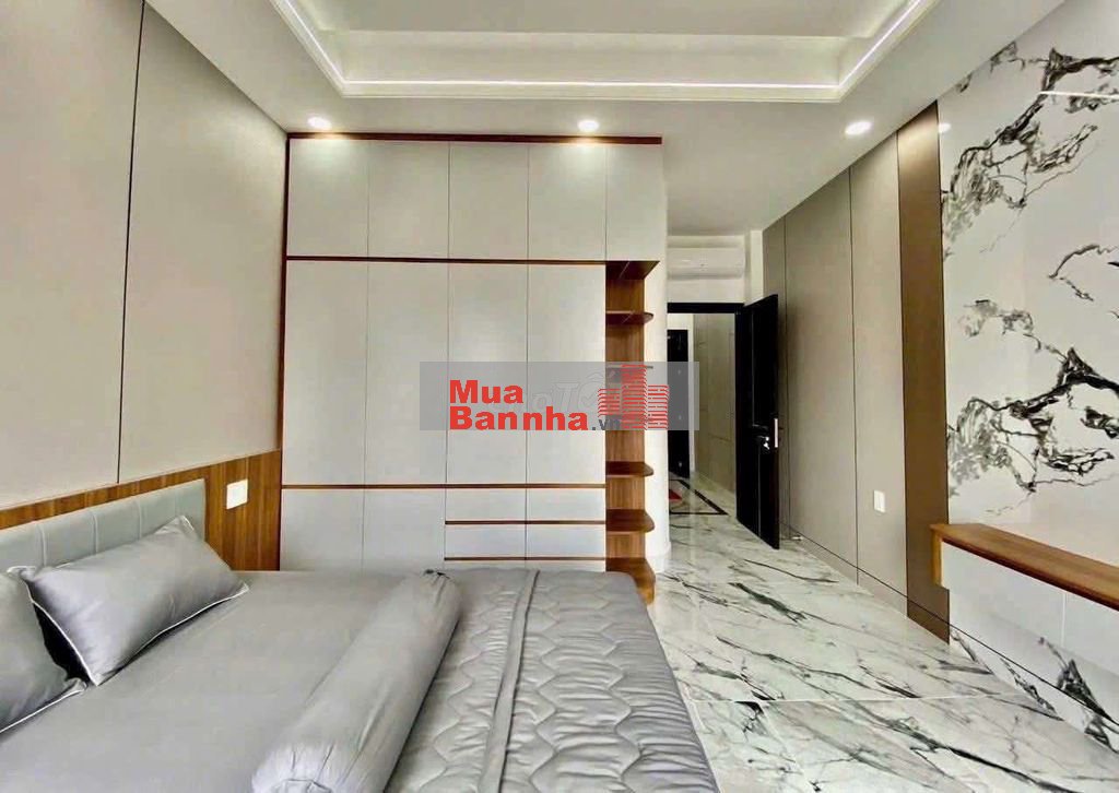 Nhà phố 4x14m 1lững 3 lầu đường 8m thông gần công viên Tân thới hiệp21