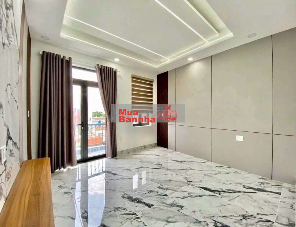 Nhà phố 4x14m 1lững 3 lầu đường 8m thông gần công viên Tân thới hiệp21