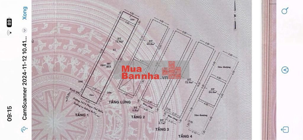 Mặt Tiền 10m KDC Lê Bôi Xe Tải Đậu - 5 Tầng - 35Tr/Tháng - 9.xx Tỷ
